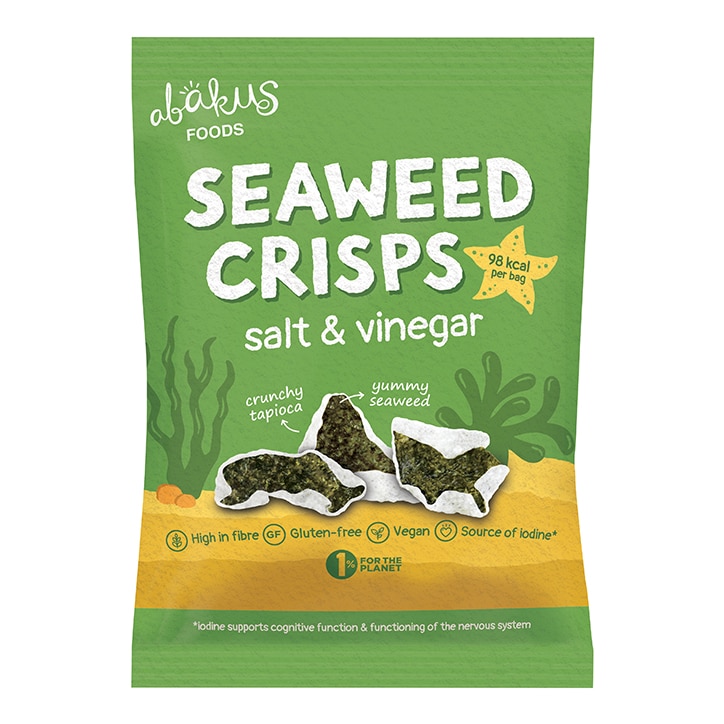 Abakus Foods Seaweed Crisps Salt & Vinegar 18g